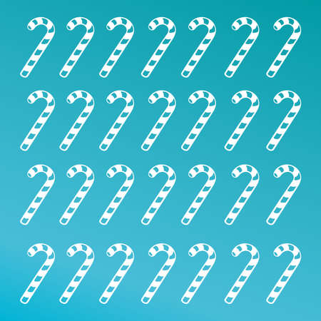 Candy cane patternのイラスト素材