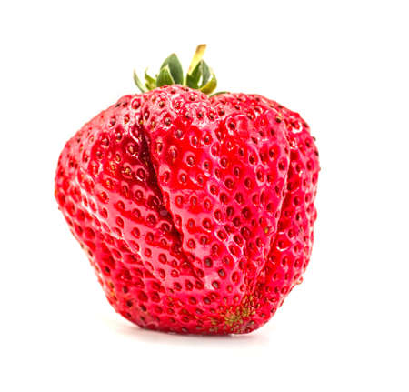 Strawberry isolated on white backgroundの写真素材