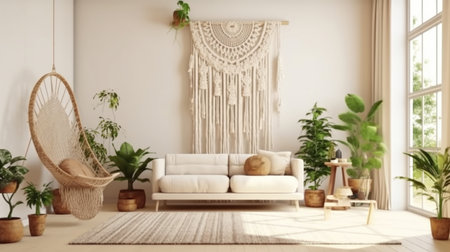 modern design cozy study roomの素材