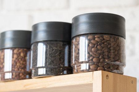 Reusing Glass Jars To Store Dried Food Living Sustainable Lifestyle At Home, copy space