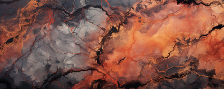 red lava texture background. ai generatedの素材