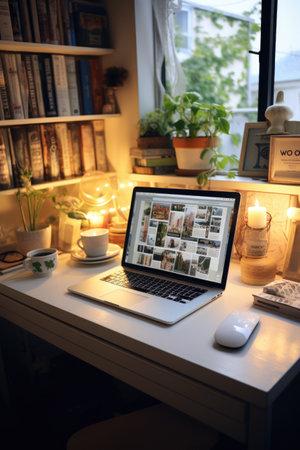 professional creative graphic designer desk. ai generatedの素材