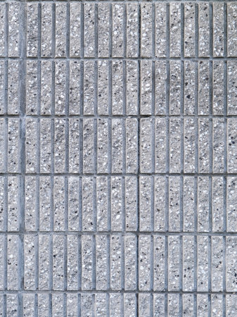Gray brick wall with gray background outdoor wallの写真素材