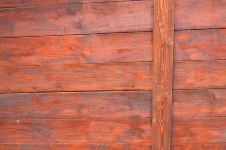 Brown Wooden Desk Backgroundの写真素材