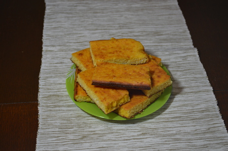 Homemade bread on white backgroundの写真素材