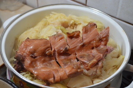 Cooking food on the stoveの写真素材
