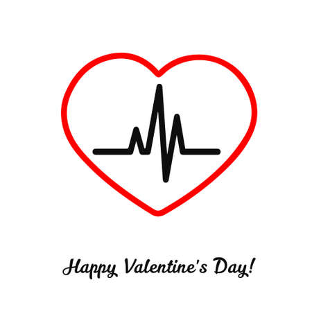 vector drawing heart for your holiday ideasのイラスト素材