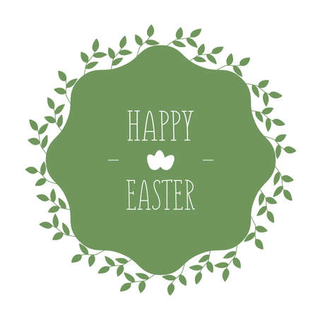 Easter holiday greeting card vector, illustration, drawing, print.のイラスト素材
