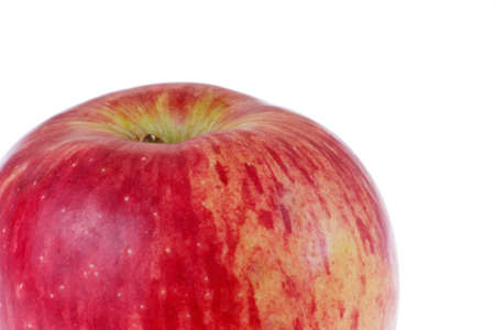 Fresh apple on isolated white background