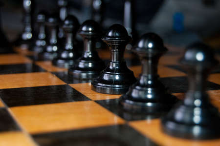 Detail photo of the chess gameの写真素材
