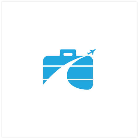 agent, travel, and hotel logo inspirationのイラスト素材