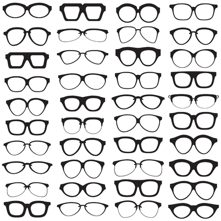 Set of forty points for the view. Vector. On a white background.のイラスト素材