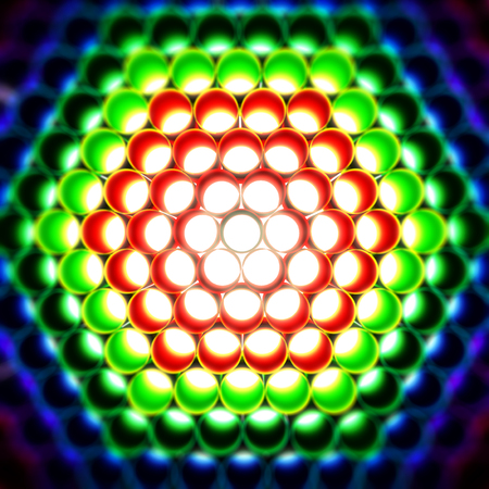 Multi-colored plastic tubes background. 3D illustration.
