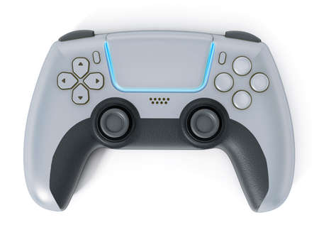 Generic video game controller. 3D illustration.