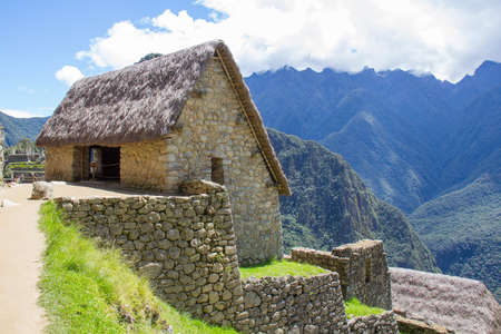Machu Picchu, A UNESCO World Heritage Site in 1983. One of the New Seven Wonders of the World in Peru.のeditorial素材