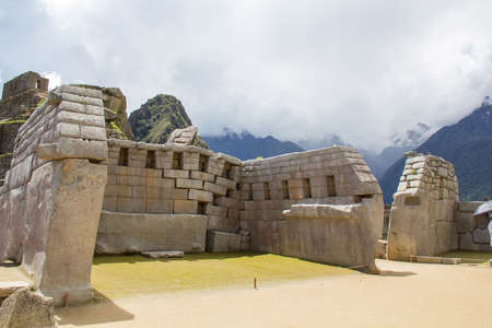 Machu Picchu, A UNESCO World Heritage Site in 1983. One of the New Seven Wonders of the World in Peru.のeditorial素材