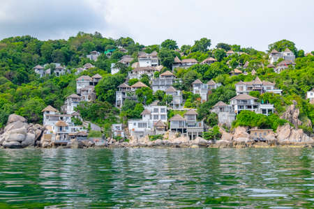 Beautiful landscape view at Koh Tao Thailand.の写真素材
