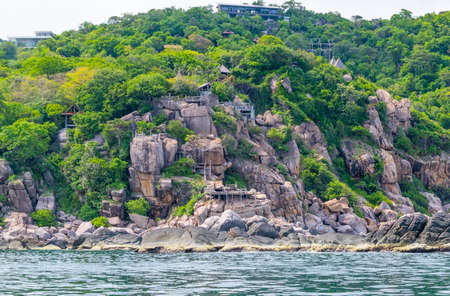 Beautiful landscape view at Koh Tao Thailand.の写真素材