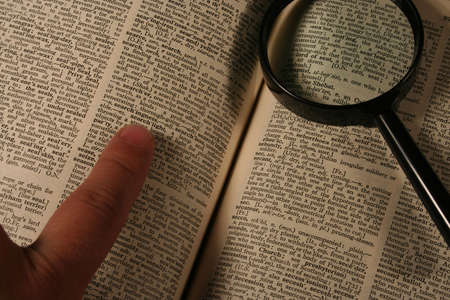 Searching, translatingの写真素材