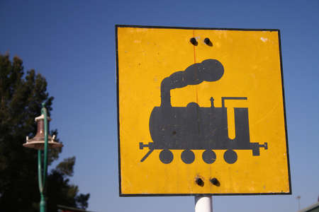 Railroad signの写真素材