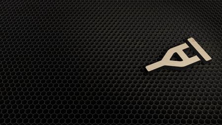 laser cut plywood 3d symbol of crutch render on metal honeycomb inside laser engraving machine backgroundの写真素材