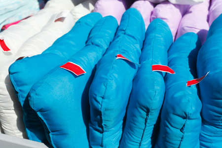 Blue Seat Cushionsの写真素材