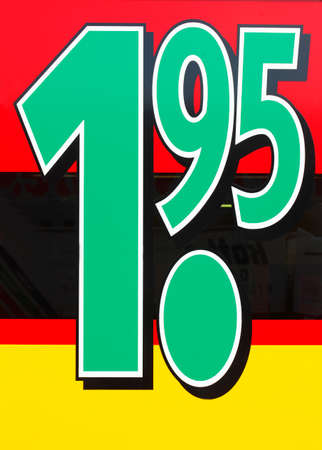 Price Tag 1,95 Euro