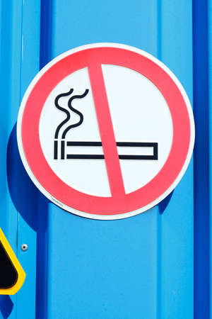 Sign no Smokingの写真素材