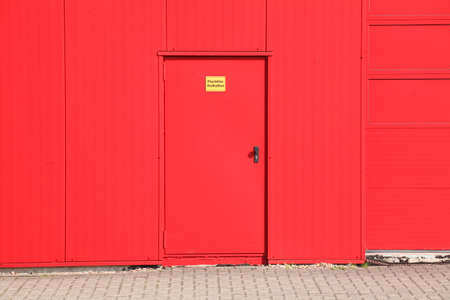 red Iron Doorの写真素材