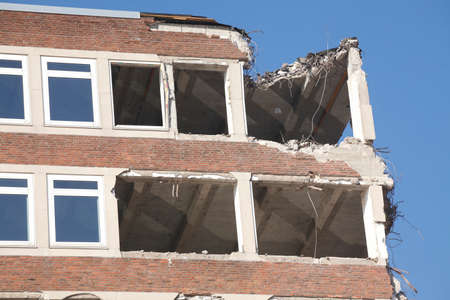 Building Demolition,  Condemned House
