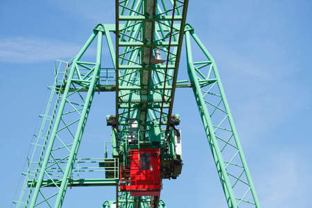 Scrap Crane on a  Scrap Yardの写真素材
