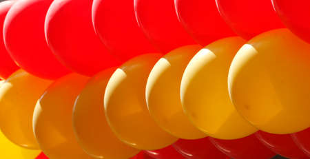 Colorful Aerial Ballons, colorful decoration