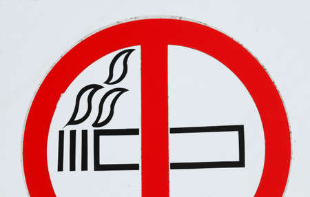 Sign no Smoking, Smoking Banの写真素材