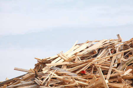Wooden Garbage, old wooden boards