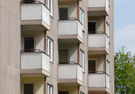 Block of Flats, balconiesの写真素材