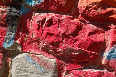 Red brick wall, brick, background picture, texture