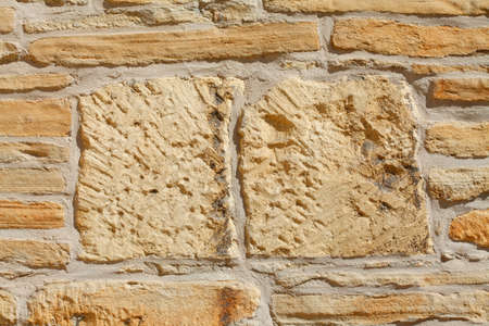 Brown Sanstein wall, background, church wall, Germany, Europe