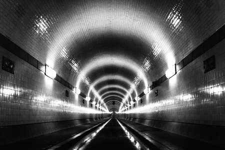 Elbe Tunnel, Germanyの写真素材