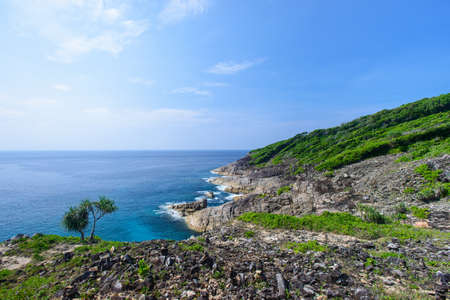 View point at Tachai island, Thailandの写真素材