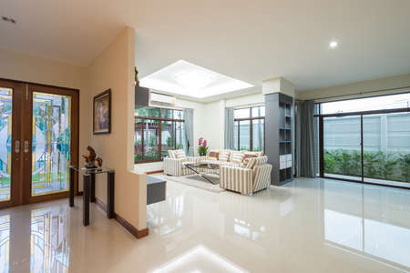 Modern living roomの写真素材