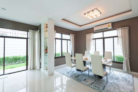 Modern dining roomの写真素材