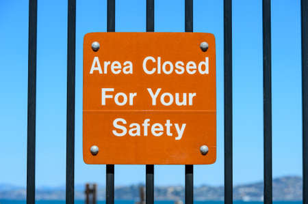 Safety signの写真素材