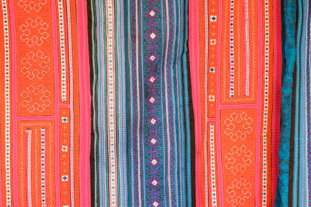 Vietnamese ethnic textileの写真素材