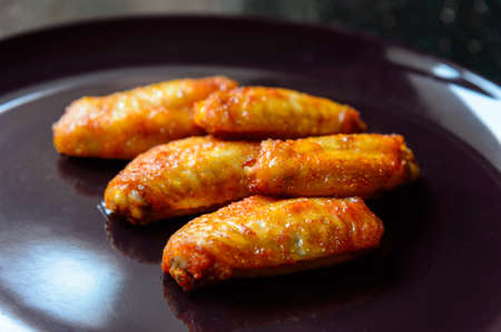 Buffalo chicken wingsの写真素材