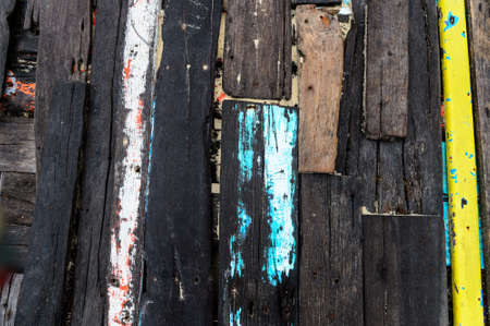 colorful wooden floorの写真素材