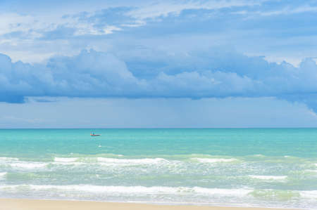 sea beach and blue skyの写真素材
