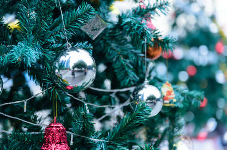 Decorative ball on Christmas tree