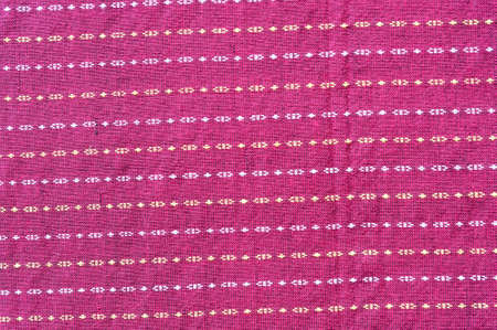 Close up of traditional textileの写真素材