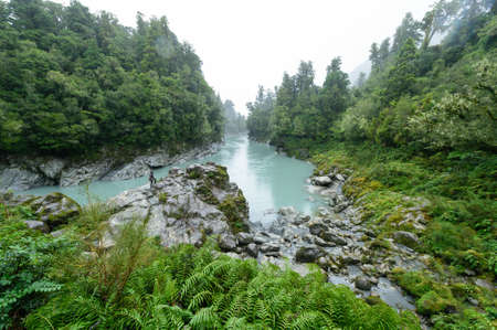 Hokitika gorge in NZの写真素材