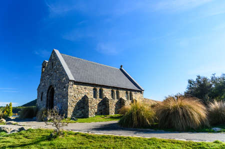 Church at lake tekapo, NZの写真素材